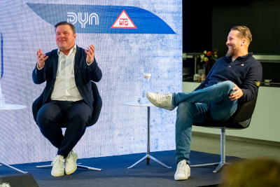 „Wir wollen ein Initialzünder sein für den Handball“. Dritter Löwentalk in der SAP Arena.  DYN-Gründer Christian Seifert stellt Plattform vor. 