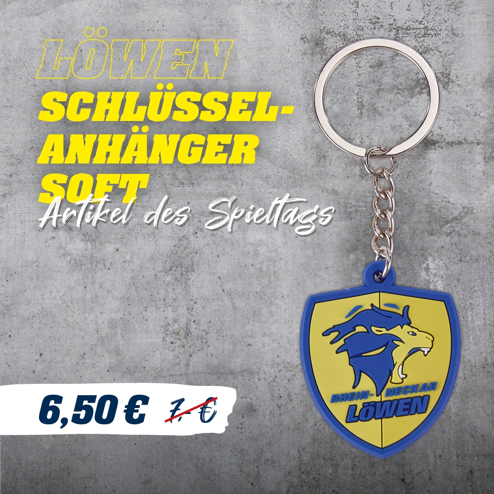 Artikel des Spieltags gegen Flensburg im DHB-Pokal: Löwen Schlüsselanhänger Soft.
