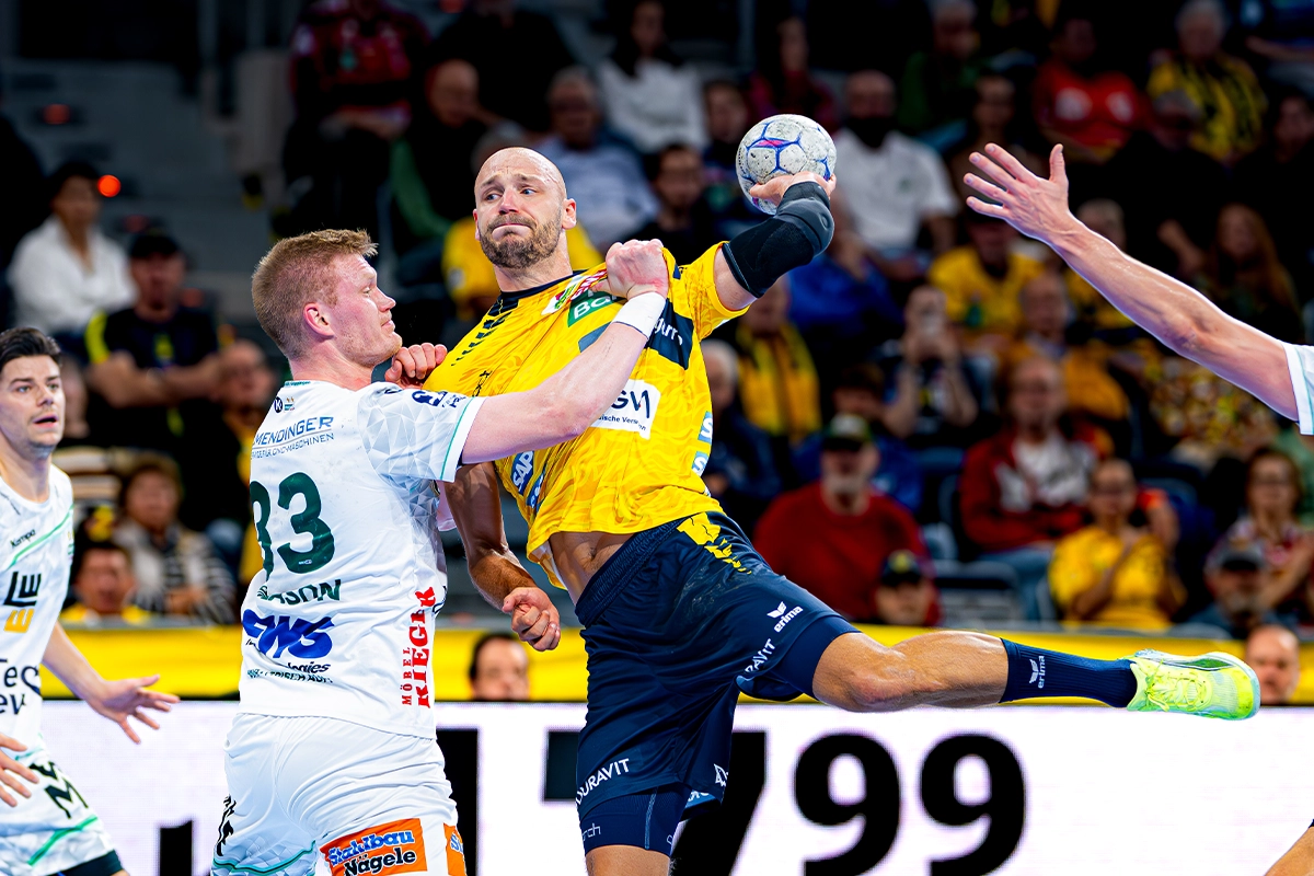 Lukas Sandell im Derby gegen Göppingen.