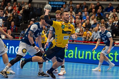 Jannik Kohlbacher im Spiel beim BHC.