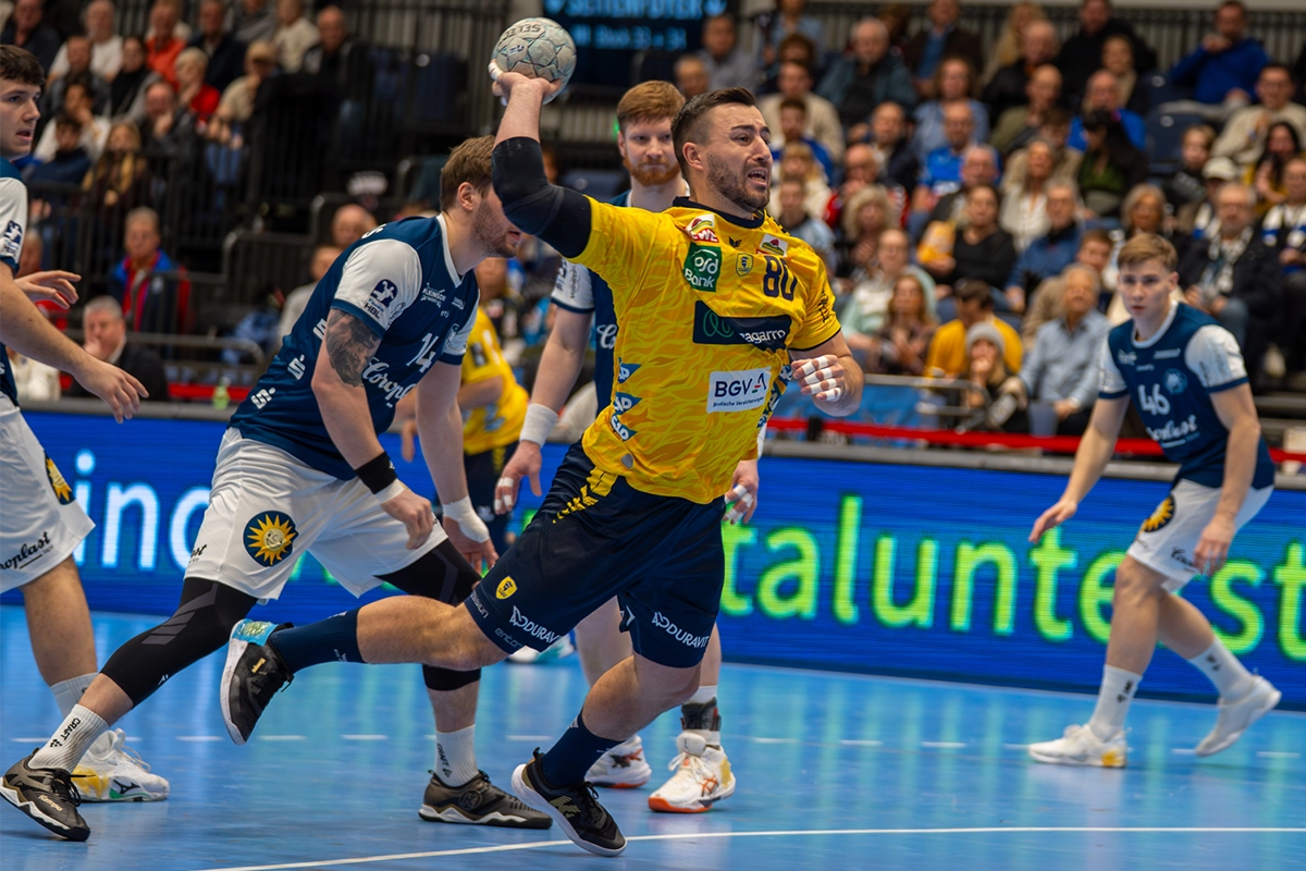 Jannik Kohlbacher im Spiel beim BHC.