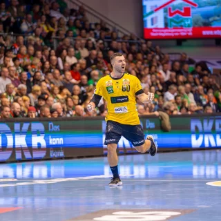 Jannik Kohlbacher im Auswärtsspiel gegen den SC Magdeburg