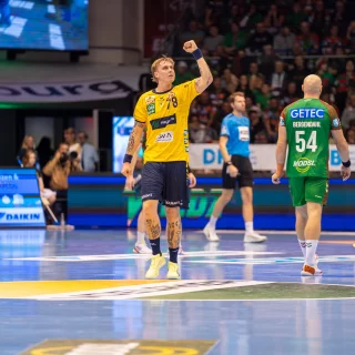 Edwin Aspenbäck im Auswärtsspiel gegen den SCM