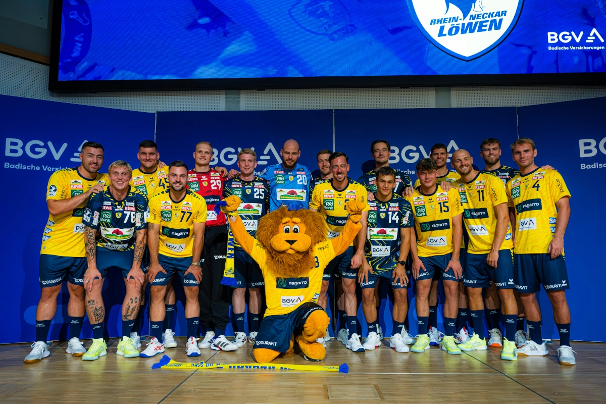 Die gesamte Löwen-Mannschaft bei der BGV Saisoneröffnung.