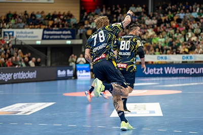 Edwin Aspenbäck im Auswärtsspiel bei der HSG Wetzlar.