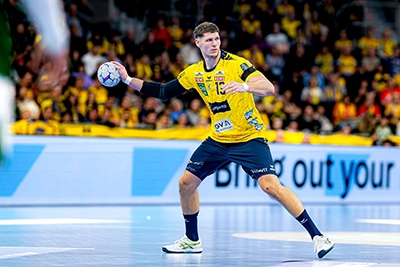 Basti Heymann im Spiel gegen die Füchse Berlin. 