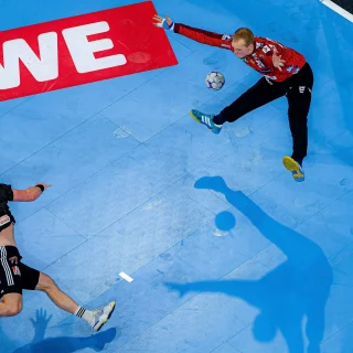 David Späth bei Parade.