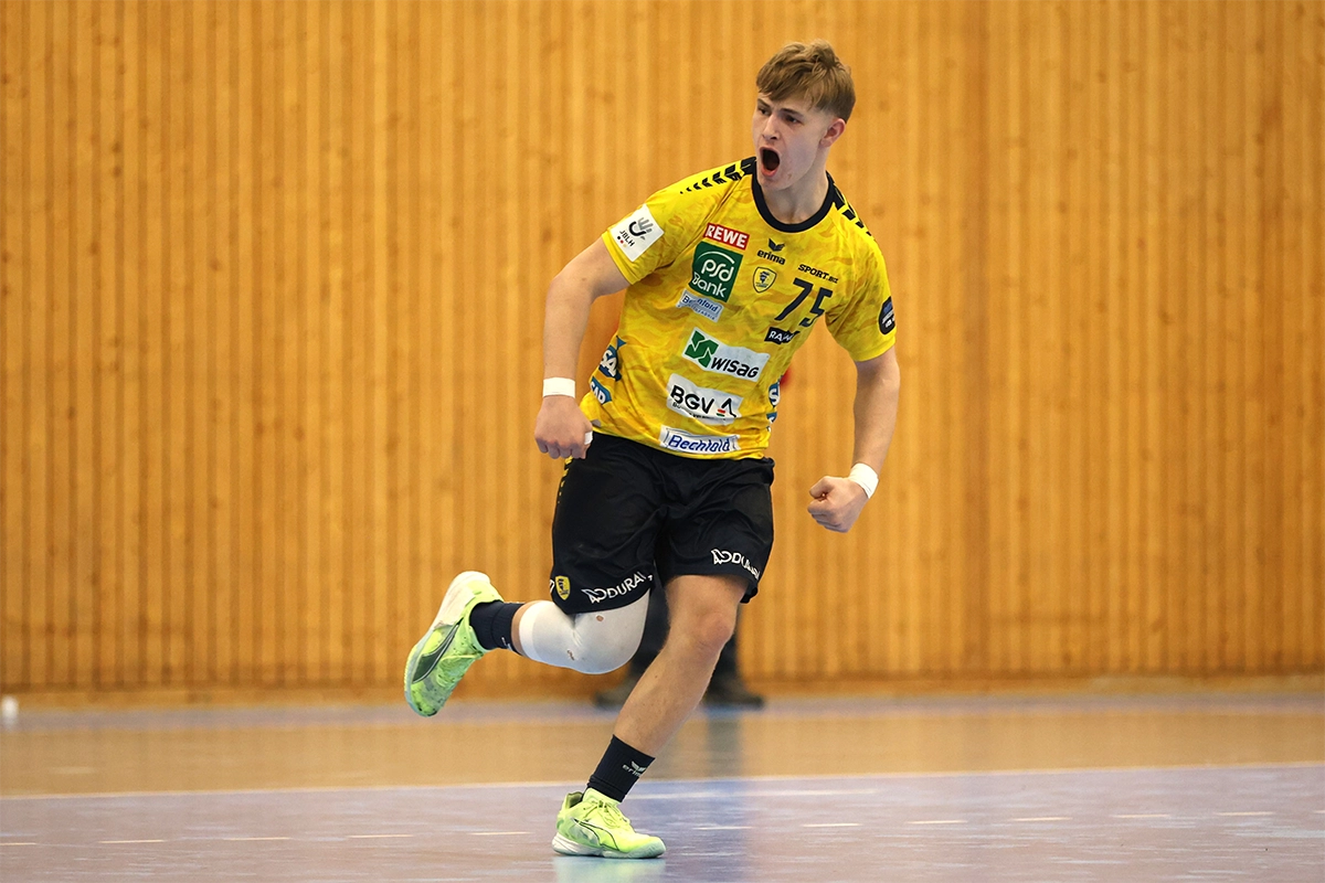 Die U19 der Rhein-Neckar Löwen feiert Auswärtssieg beim TSV Bayer Dormagen mit 39:34.