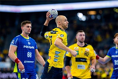 Lukas Sandell im Spiel gegen Gummersbach