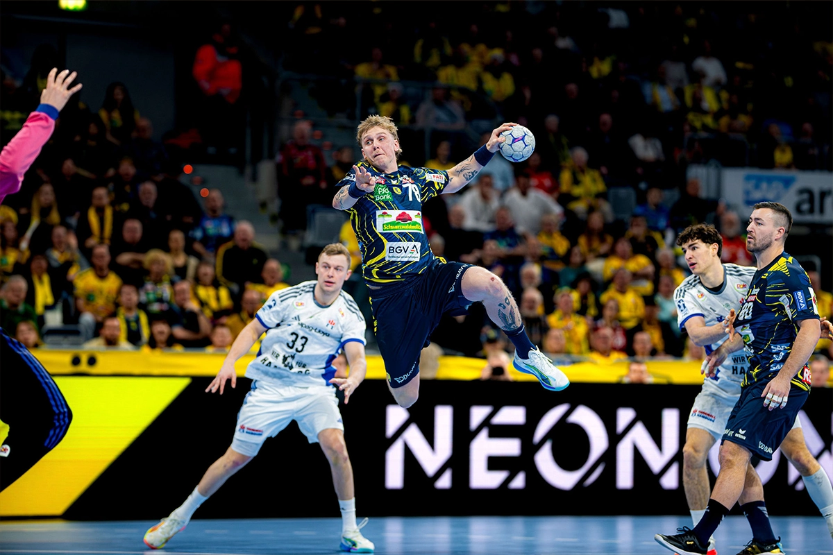 Edwin Aspenbäck im Spiel gegen den HSVH.