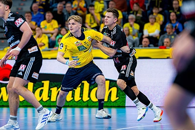 Elias Ciudad Benitez im Zweikampf.