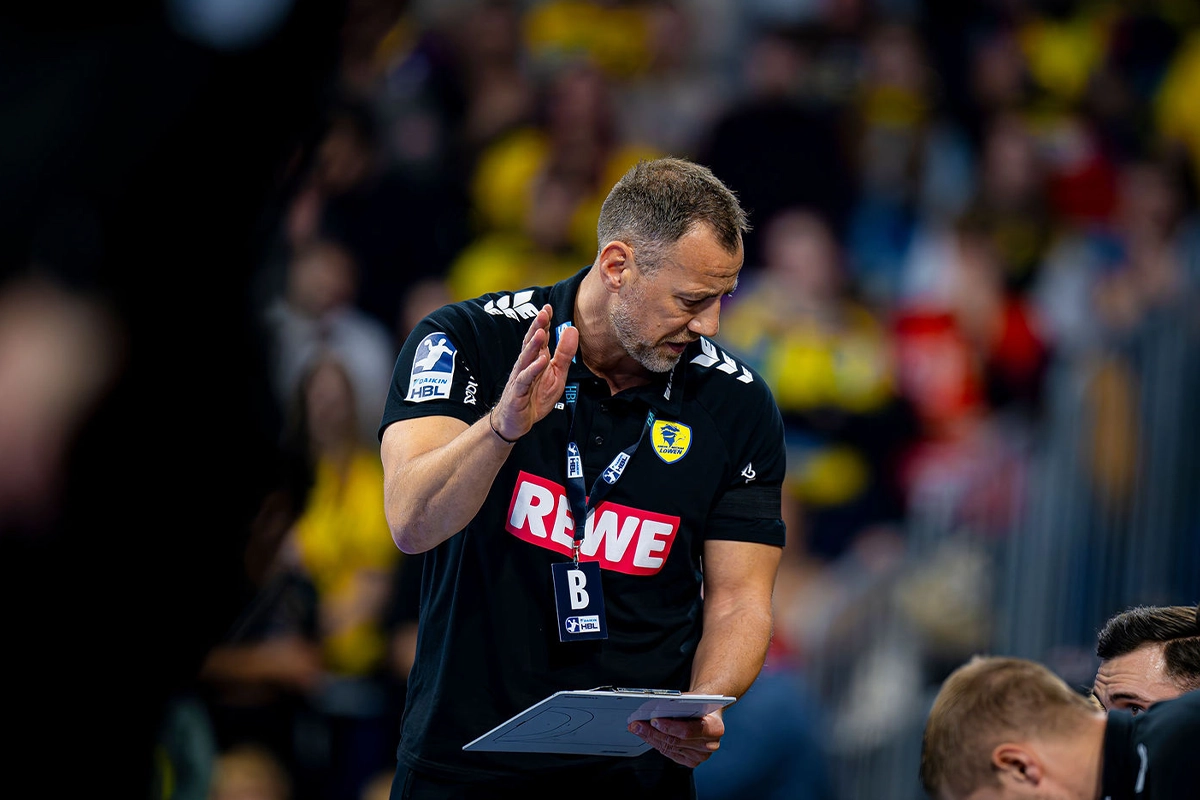 Löwen-Coach Maik Machulla vor Gummersbach.