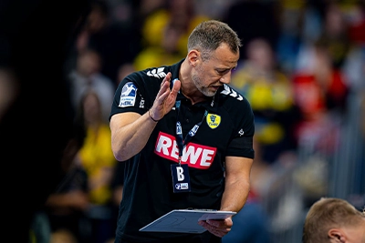 Löwen-Coach Maik Machulla vor Gummersbach.