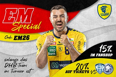 Tolle Angebote im Ticket- und Fanshop der Rhein-Neckar-Löwen.