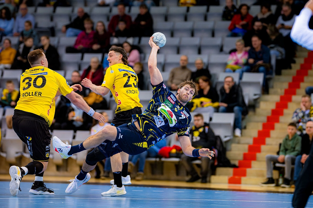 Steven Plucnar beim Abschluss.