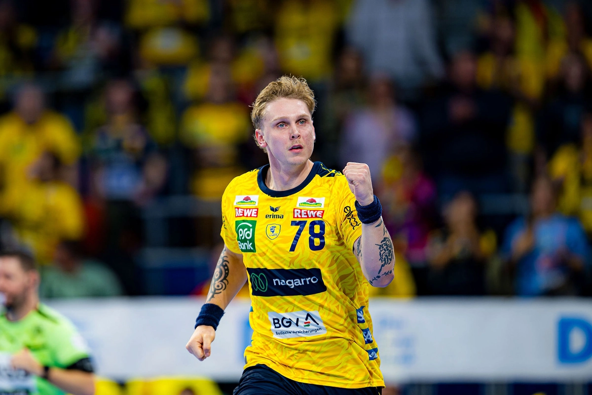 Edwin Aspenbäck jubelt.