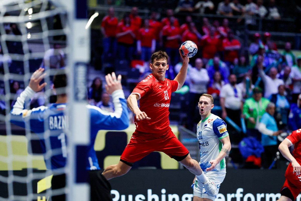 Gino Steenaerts bei der Handball-EM.