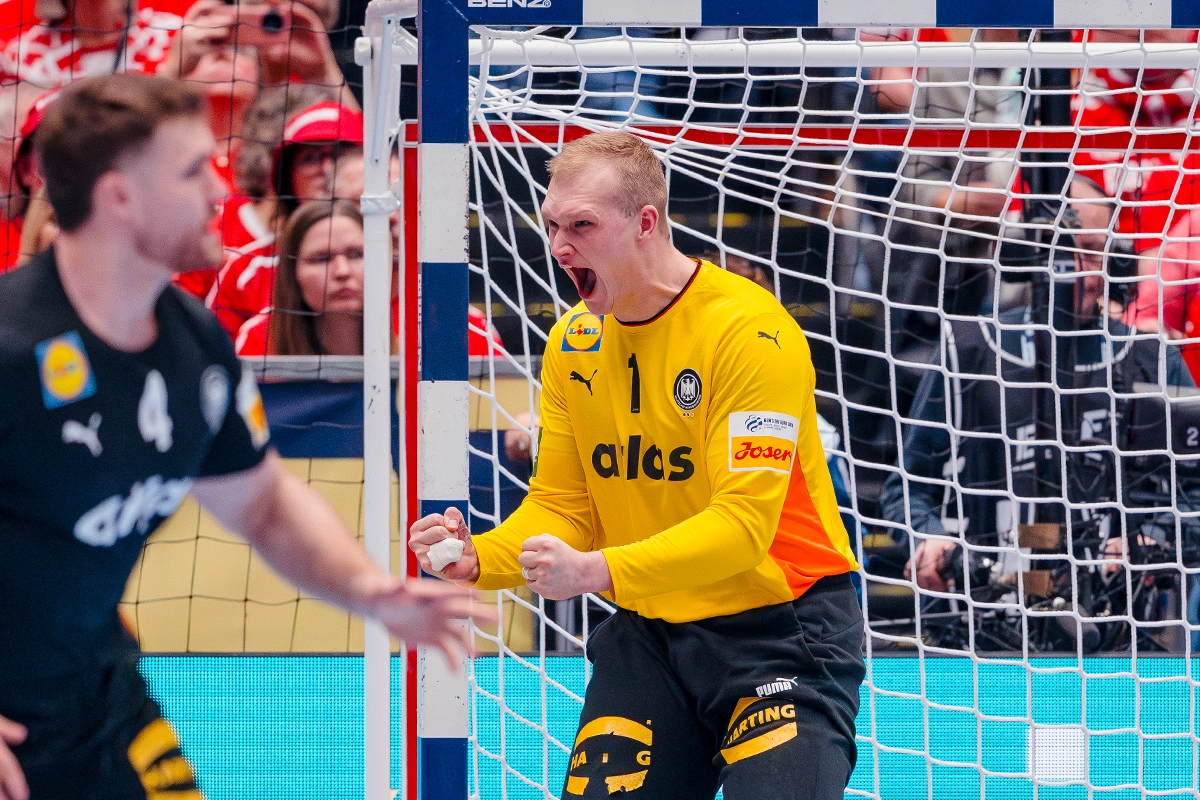 David Späth während der Handball-EM.