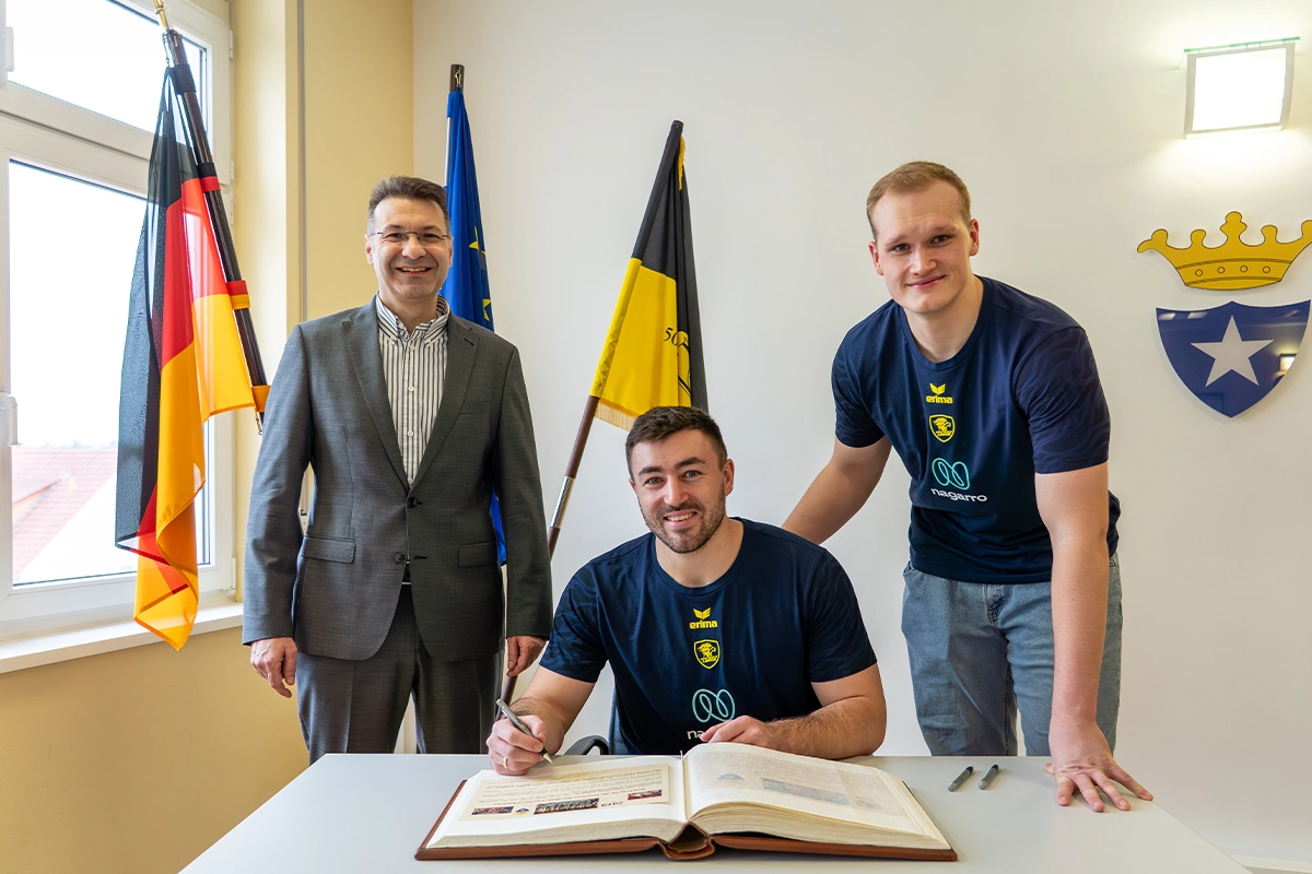 Eintrag Goldenes Buch.