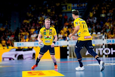 Haukur Thrastarson und Dani Baijens im Zusammenspiel