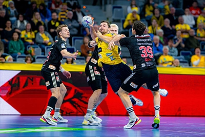 Dani Baijens im Hinspiel gegen Erlangen