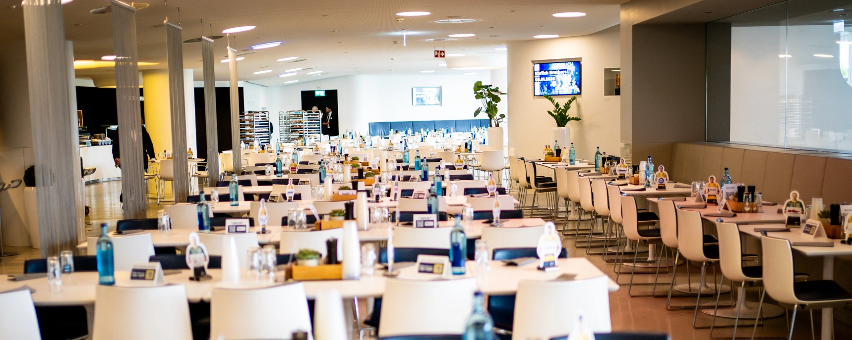 Der Blick in den Business Club der SAP Arena.