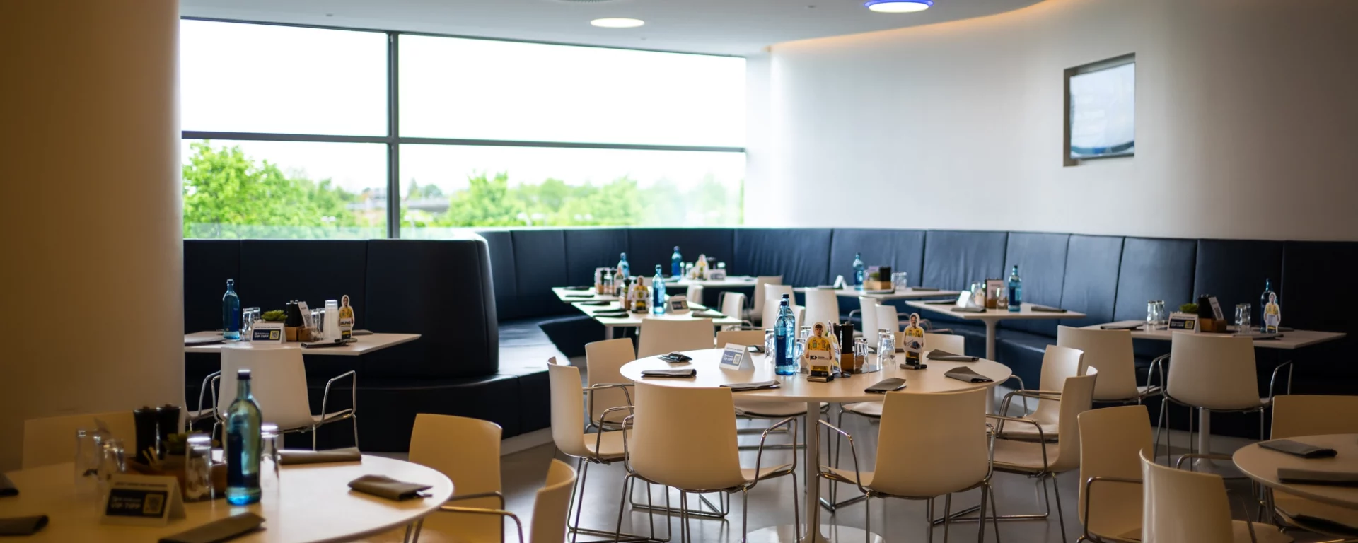 Der Blick in eine etwas ruhigere Ecke im Business Club.
