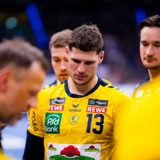 Sebastian Heymann während dem Timeout.