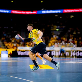 Sebastian Heymann im Spiel.