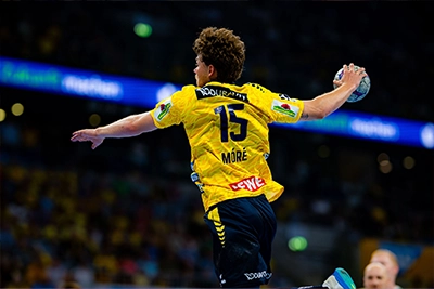 David Móré gegen Magdeburg.