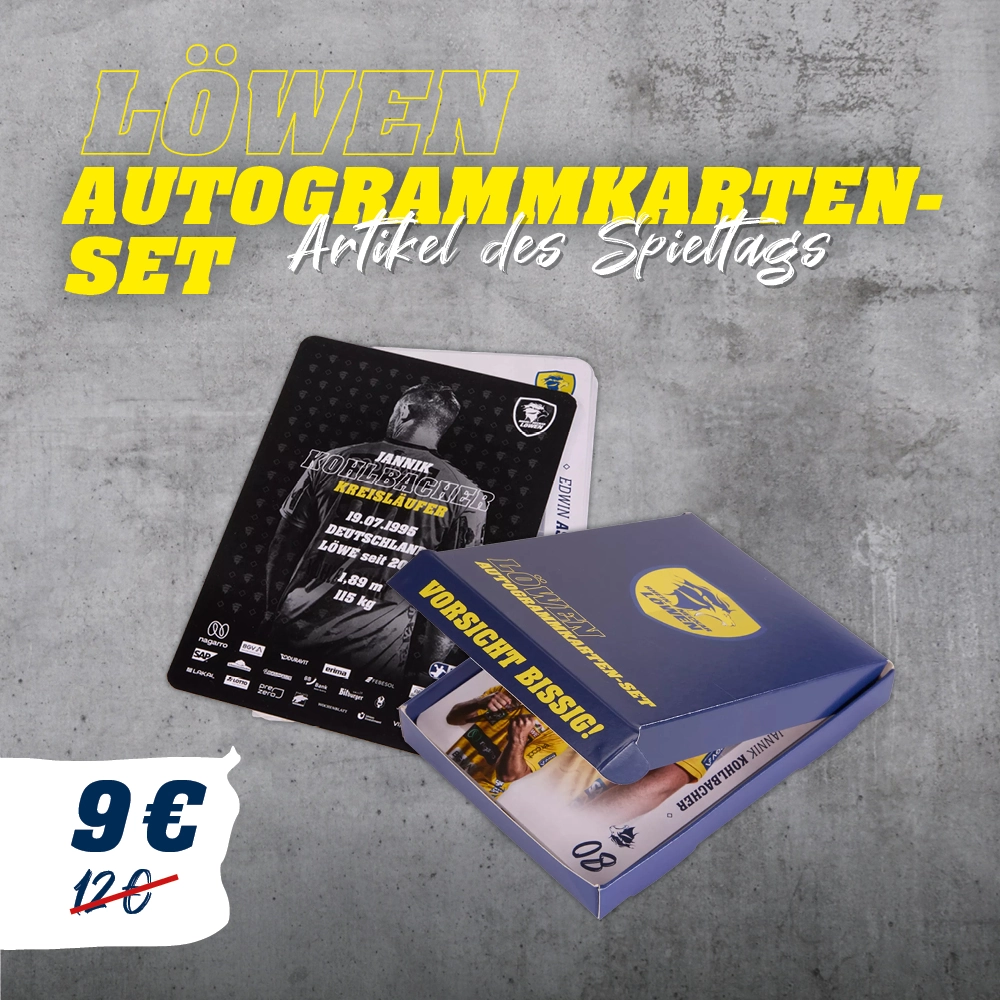 Artikel des Spieltags gegen Hannover: Autogrammkartenset