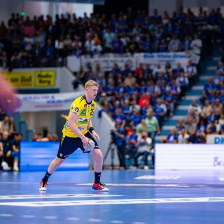 Haukur Trastarson im Spiel gegen Gummersbach.