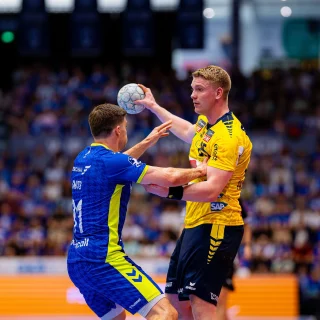 Haukur Thrastarson im Spiel gegen Gummersbach.