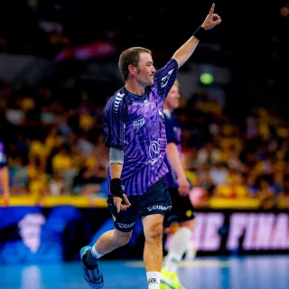 Special Olympics Spieler beim Jubeln bei THE FINAL ROAR.