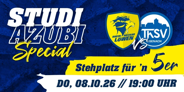Studi-Azubi-Special gegen Eisenach: Sei im Stehblock dabei, für nur 5€!