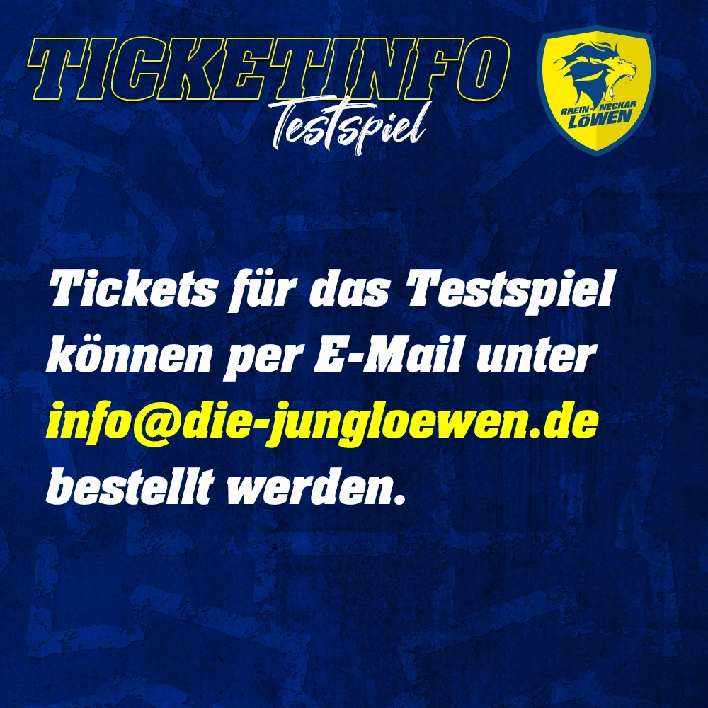 Ticketinfo Testspiele