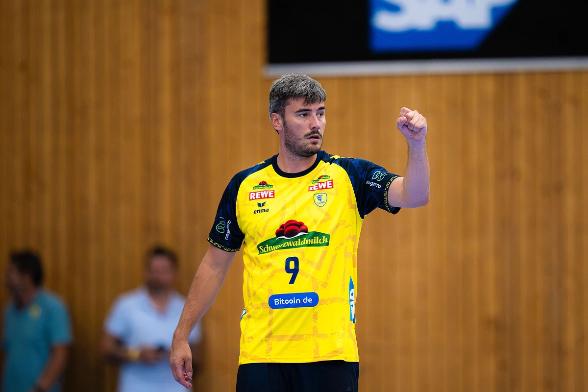Jacob lassen im Test gegen Großwallstadt.