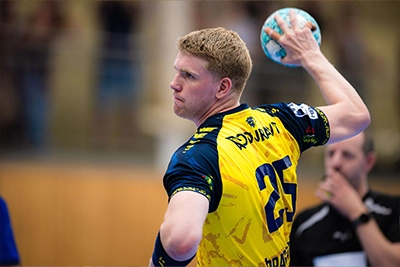 Haukur Thrastarson im Testspiel gegen Großwallstadt.