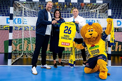 Huber Consulting stärkt das Partnernetzwerk der Rhein-Neckar Löwen