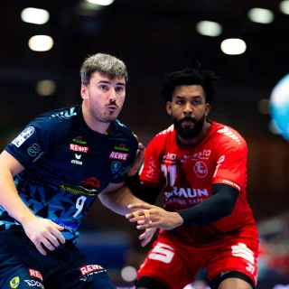 Jacob Lassen im Spiel gegen die MT Melsungen.