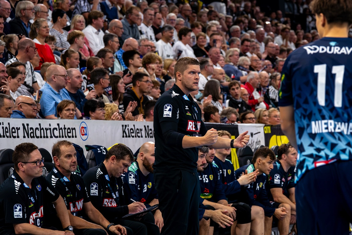 Michel Abt im Spiel gegen den THW Kiel