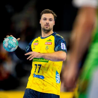 Dani Baijens im Spiel gegen den SC Magdeburg.