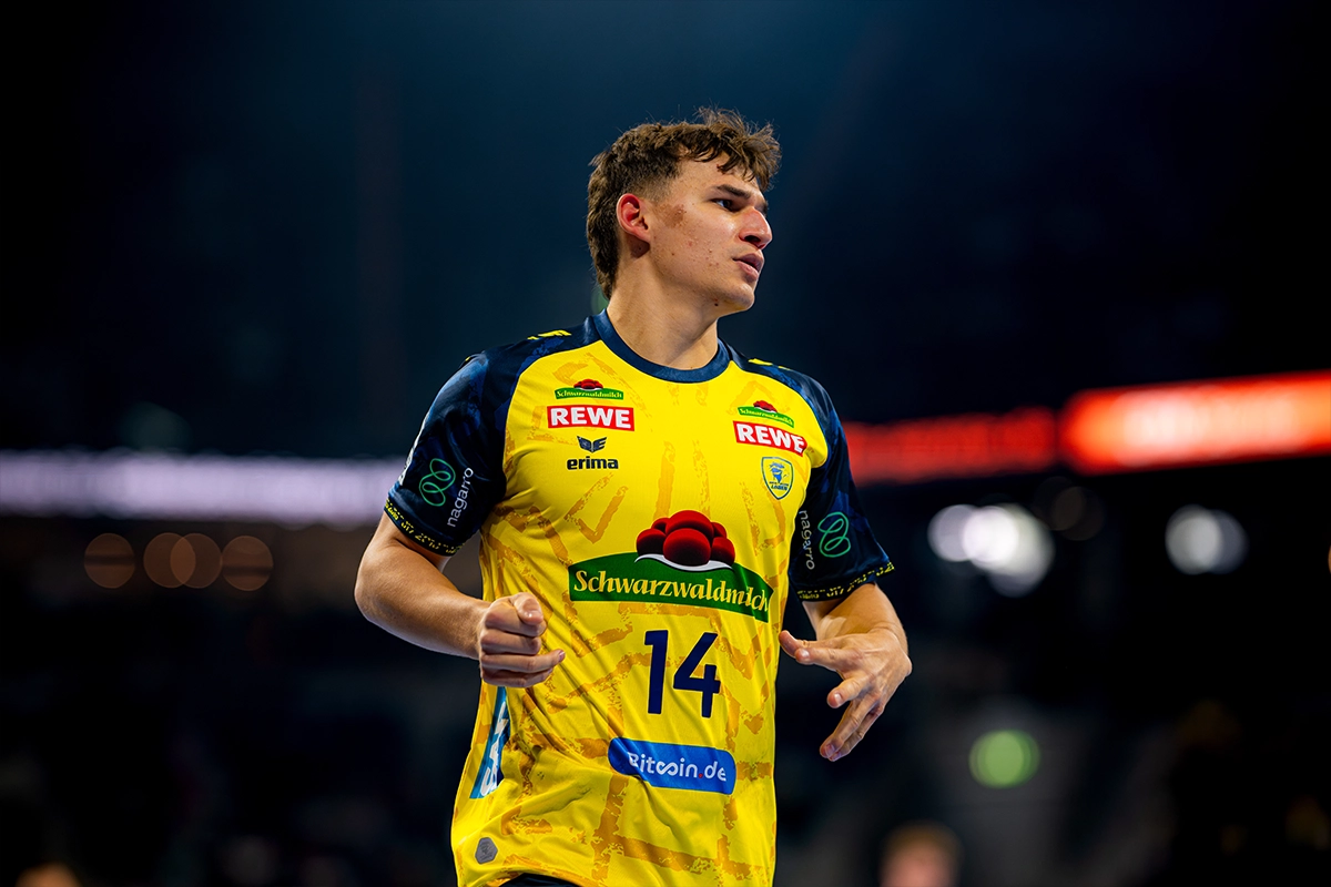 Gino Steenaerts im Spiel gegen den SC Magdeburg