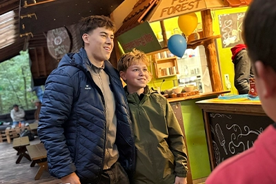 Niclas Mierzwa im Fun Forest