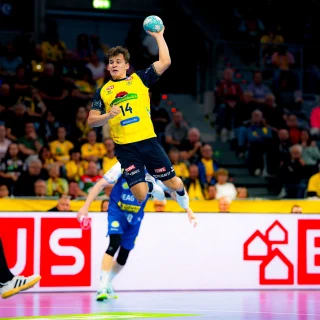 Gino Steenaerts im Sprungwurf.