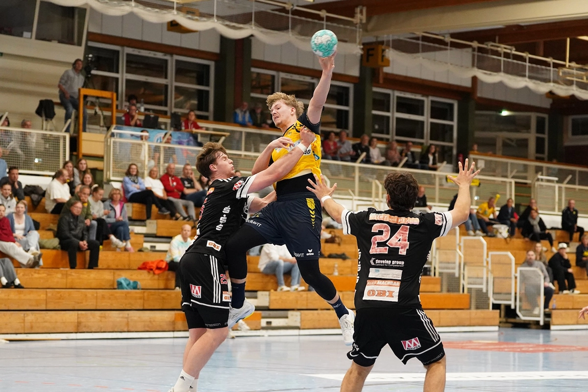 Die U23 im Spiel gegen den HC Erlangen