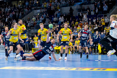 Löwen lassen Herz und Seele auf dem Handball-Feld: Löwen bieten der SG Flensburg-Handewitt einen großen Kampf, holen beim 29:29 einen Punkt.