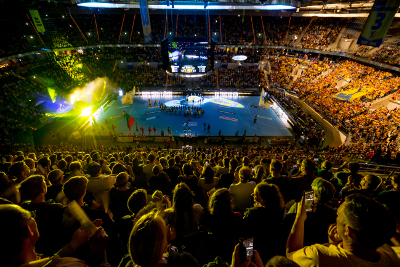 Die SAP Arena in Mannheim. 